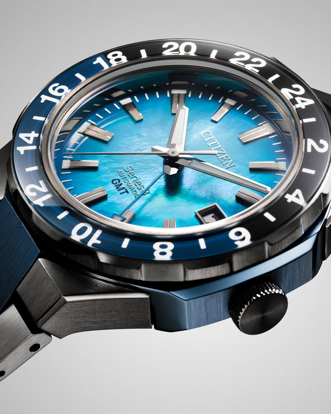 南*仁様 CITIZEN Series 8 自動巻きGMT時計NB6036-5